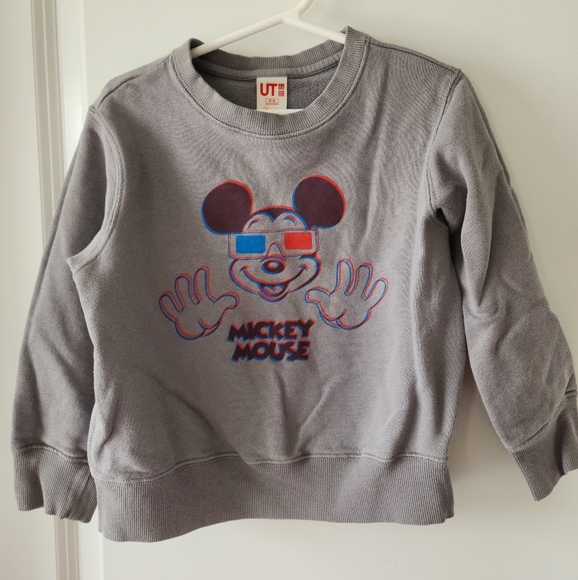 Uniqlo Gray Mickey Mouse sweater - Picture 1 of 14